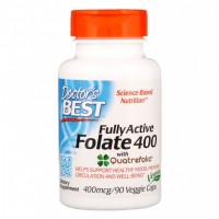 Fully Active Folate 400 with Quatrefolic 400 мкг (90 кап)